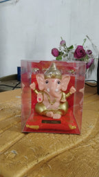 Solar-Powered Dancing Ganesha Idol – Decorative Lord Ganpati Showpiece with Movement