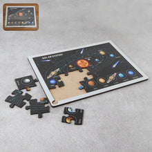 Wooden Puzzle Learning Board for Kids - (1 Pc / Mix Design / random)