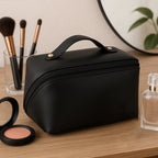 Travel Makeup & Toiletry Organizer Pouch with Zipper & Handle (1 Pc / Mix Color)