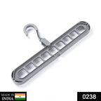 Space saving hanger wardrobe