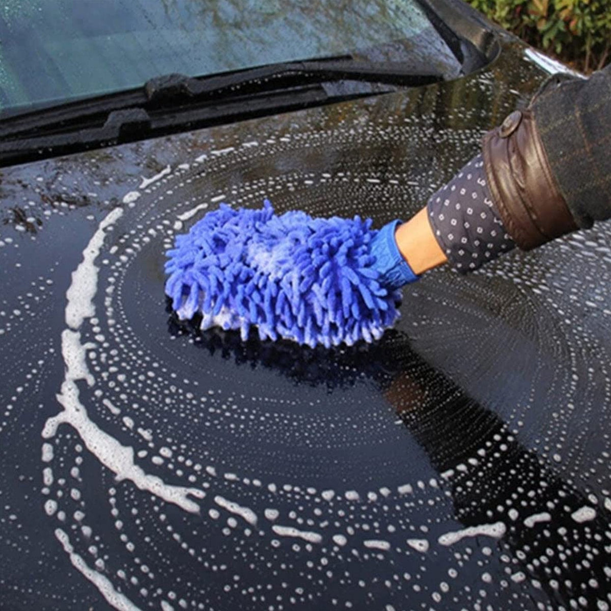 Microfiber Wash Mitt / Multipurpose Cleaning Glove (1 Pc)