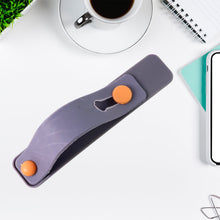Dark Grey Phone Loop Finger Holder, Phone Grip Straps Silicone Phone Finger (1 Pc)
