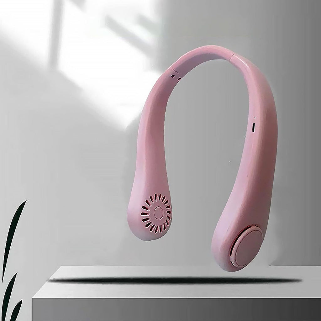 Portable Neck Fan: Holiday Hands Free Bladeless Neck Fan