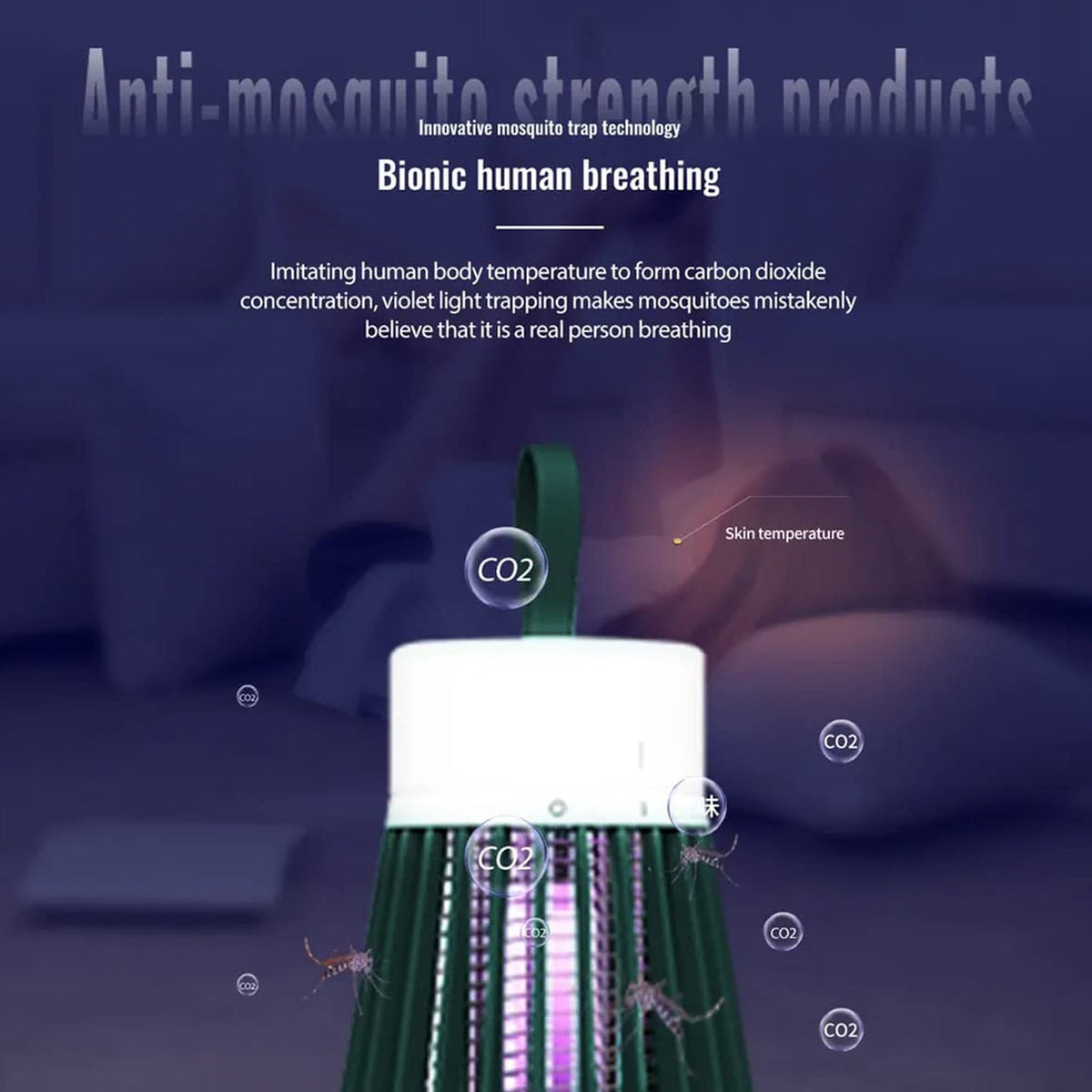 Mosquito Killer LED Lamp for Indoor & Outdoor (USB Powered)