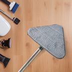 2-in-1 Extendable Triangle Mop – 360° Rotating Telescopic Mop (1 Pc)