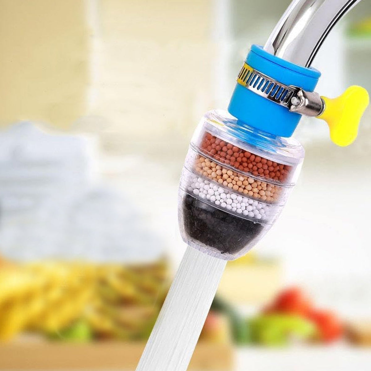 Water Faucet Clean Purifier Filter Cartridge Water Tap  Six Layer