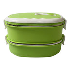Lunch Box 900/1800ml Stainless Steel Kitchen Insulated Thermal Lunch Box