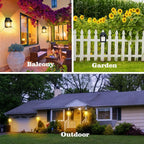 Solar Wall Lamp – Wireless Outdoor Light with Motion Sensor & 3 Modes
