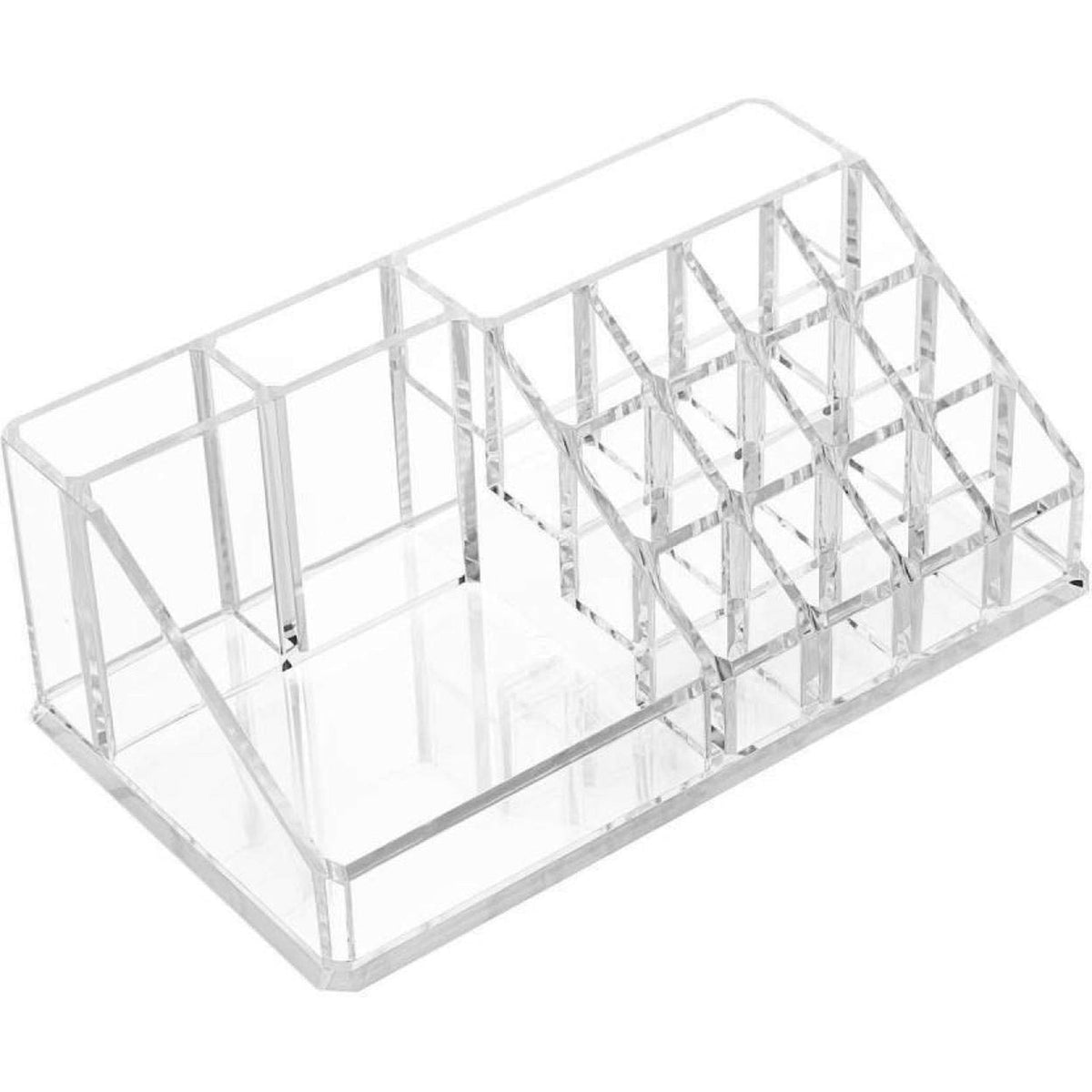 16 Compartment Cosmetic Makeup Jewellery Lipstick Storage Organiser Box