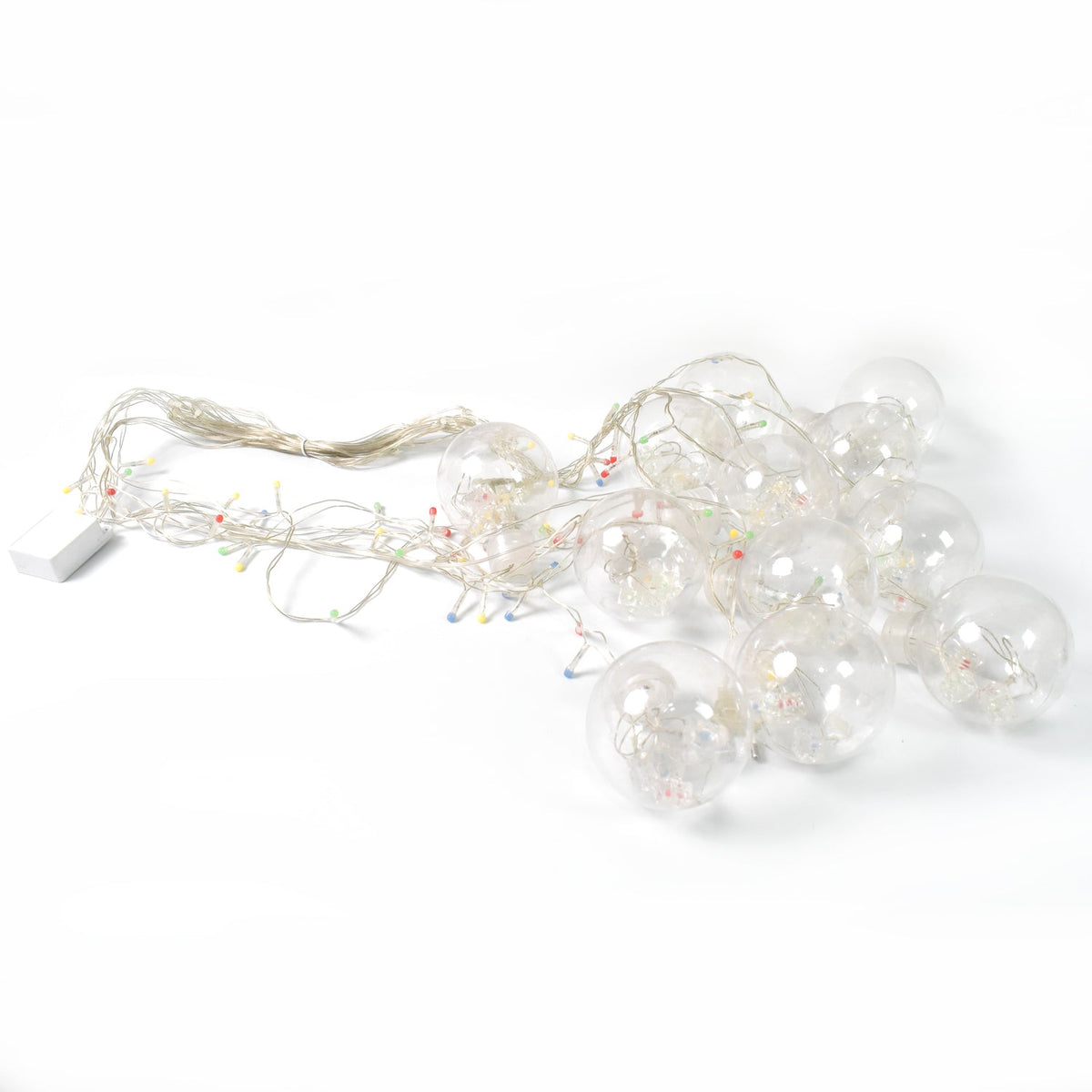 12  Wish Balls Window Curtain String Lights with 8 Flashing Modes Decoration for Home Decoration, Diwali & Wedding LED Christmas Light Indoor and Outdoor Light ,Festival Decoration (Plastic, Multi Color)
