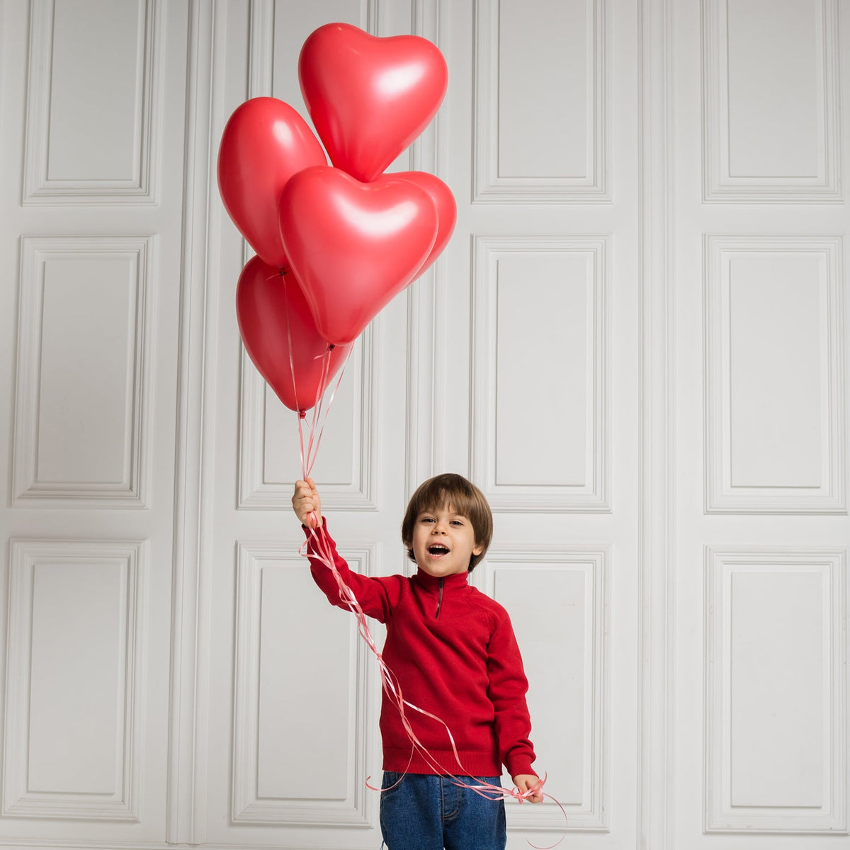 Heart shaped balloons Kinds of Rainbow Party Latex Balloons (20 Pcs Set)