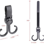 360° Rotating Multi-Purpose Baby Carriage Hook – For Strollers, Cars & More (1 Pc)