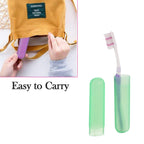 6Pc Plastic Toothbrush Cover Set