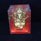 Decorative Religious Large Lord Ganesha Idol with Solar-Powered Base (1 Pc)