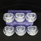 LED Crystal Tealight Decorative Flameless Candles (6 Pc)