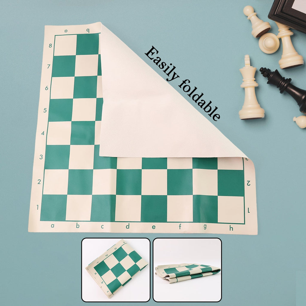 Small Premium Portable Chess Set Plastic Chess Pieces (1 Set)