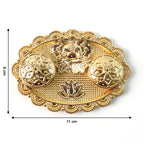 Ganesh Embossed Roli–Chawal Kumkum Chopra - (1 Pc)