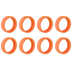 Silicone Luggage Wheel Covers – Noise Reduction & Protection (8 Pcs)