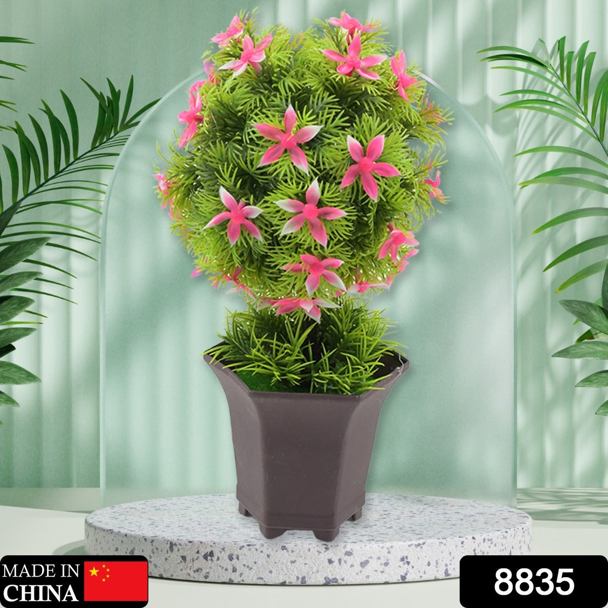 Artificial plant with pot