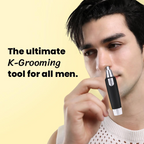 Sharp Steel Battery-Operated Ear and Nose Hair Trimmer