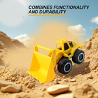 Funwoods Friction-Powered Front Loader / Bulldozer Toy - (1 Pc)