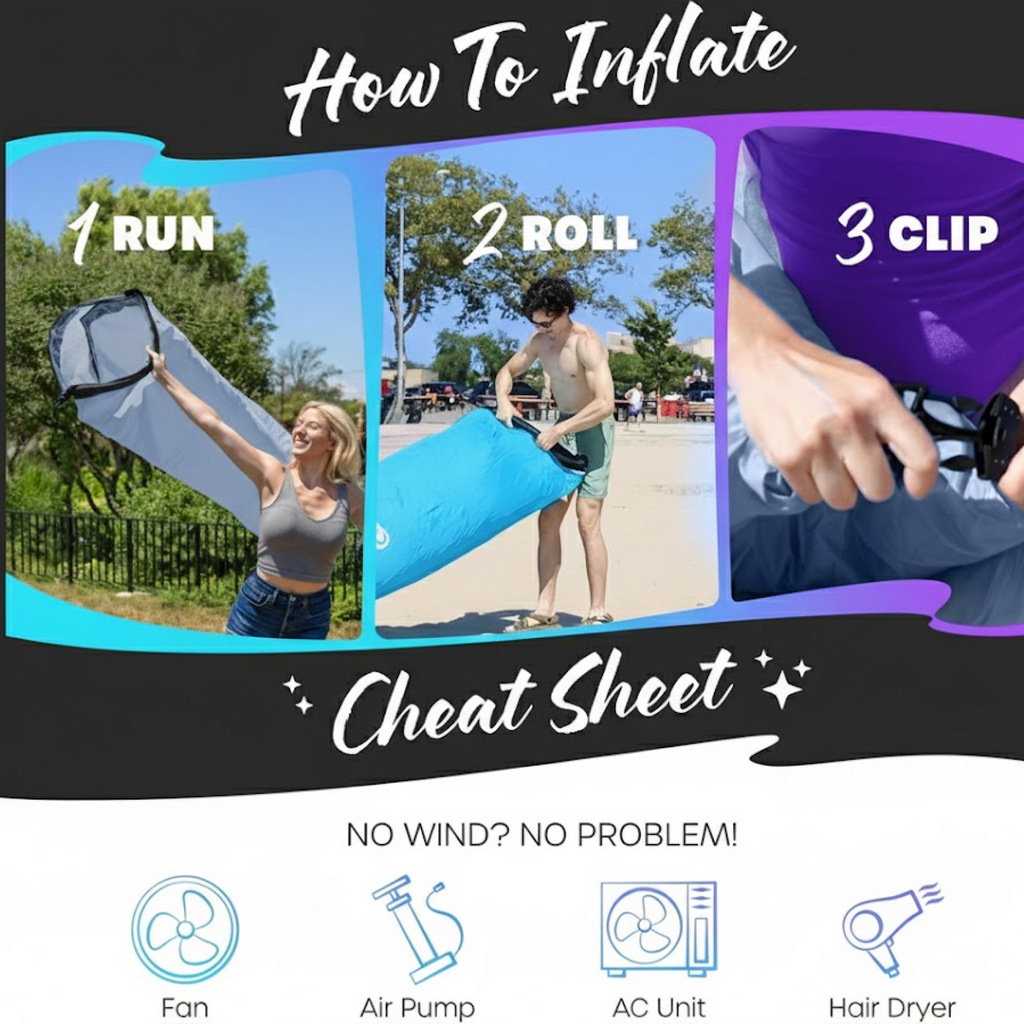Portable Camping Inflatable Lounger Sofa