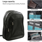 Slim, Durable Water-Resistant Unisex Laptop Backpack – College Bag