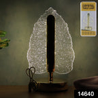 LED Crystal Table Lamp with USB Power