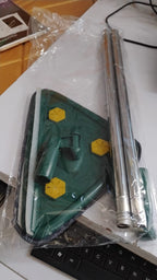 2-in-1 Extendable Triangle Mop – 360° Rotating Telescopic Mop (1 Pc)