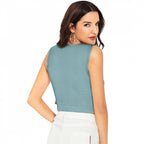 Women's 95% Polyester 5% Spandex Western Wear Tops (Pista)