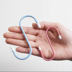 S Shape Metal Hooks for Hanging, Heavy Duty S Shaped Hooks (6 Pcs Set)