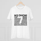 Generic Men's PC Cotton Cricket Design Printed T Shirt (Color: White, Thread Count: 180GSM)