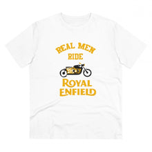 Generic Men's PC Cotton Bike Ride Design Printed T Shirt (Color: White, Thread Count: 180GSM)
