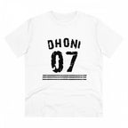 Generic Men's PC Cotton Cricket Design Printed T Shirt (Color: White, Thread Count: 180GSM)