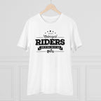 Generic Men's PC Cotton Bike Ride Design Printed T Shirt (Color: White, Thread Count: 180GSM)