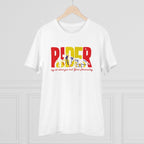 Generic Men's PC Cotton Bike Ride Design Printed T Shirt (Color: White, Thread Count: 180GSM)