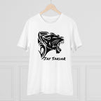 Generic Men's PC Cotton Jay Sardar Printed T Shirt (Color: White, Thread Count: 180GSM)