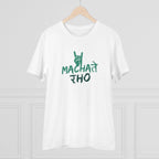 Generic Men's PC Cotton Machate Raho Printed T Shirt (Color: White, Thread Count: 180GSM)