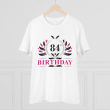 Generic Men's PC Cotton 84th Birthday Printed T Shirt (Color: White, Thread Count: 180GSM)