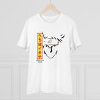 Generic Men's PC Cotton Kunffo Printed T Shirt (Color: White, Thread Count: 180GSM)