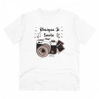 Generic Men's PC Cotton Bhaiya Ji Smile Printed T Shirt (Color: White, Thread Count: 180GSM)