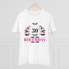 Generic Men's PC Cotton 30th Birthday Printed T Shirt (Color: White, Thread Count: 180GSM)