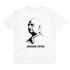 Generic Men's PC Cotton Sardar Patel Printed T Shirt (Color: White, Thread Count: 180GSM)