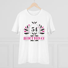 Generic Men's PC Cotton 54th Birthday Printed T Shirt (Color: White, Thread Count: 180GSM)