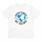 Generic Men's PC Cotton Explore The Unseen Printed T Shirt (Color: White, Thread Count: 180GSM)