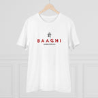 Generic Men's PC Cotton Me Bhaghi Printed T Shirt (Color: White, Thread Count: 180GSM)