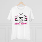 Generic Men's PC Cotton 92nd Birthday Printed T Shirt (Color: White, Thread Count: 180GSM)