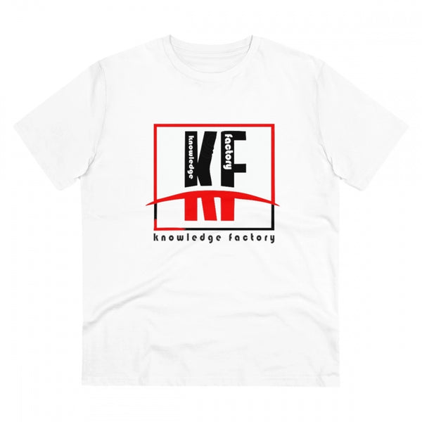 Generic Men's PC Cotton Knowledge Factory Printed T Shirt (Color: White, Thread Count: 180GSM)