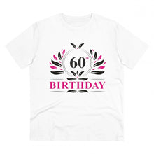 Generic Men's PC Cotton 60th Birthday Printed T Shirt (Color: White, Thread Count: 180GSM)