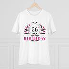 Generic Men's PC Cotton 56th Birthday Printed T Shirt (Color: White, Thread Count: 180GSM)